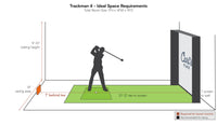 Trackman 4 space requirements diagram