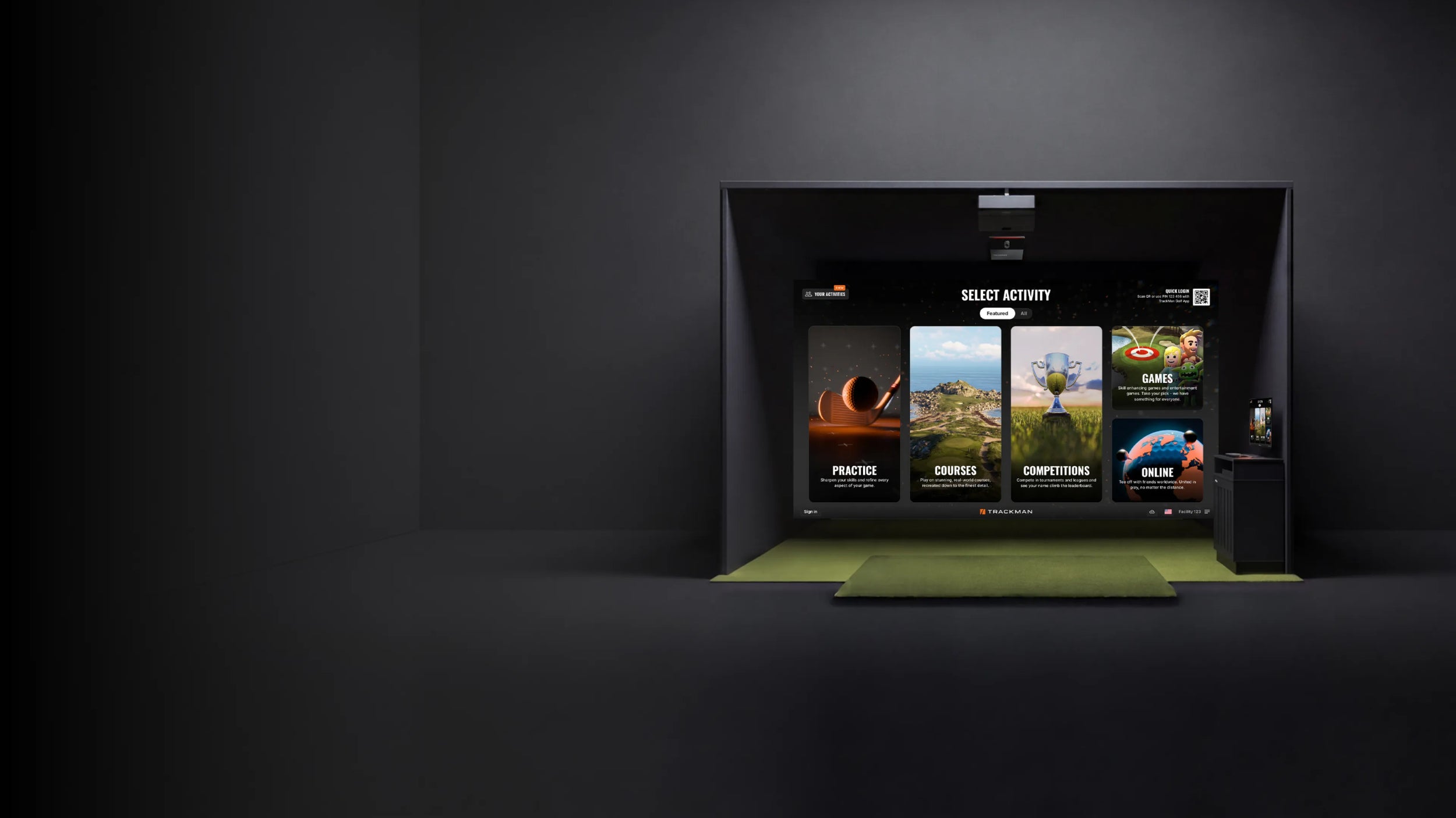 TrackMan iO Home Golf Launch Monitor