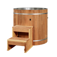 Dynamic Cold Therapy Barrel 304 Stainless Steel Cold Plunge (DCT-B-042-SSPC-34)