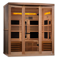 Golden Designs Reserve Edition 6 Person Full Spectrum Sauna with Himalayan Salt Bar (GDI-8260-01)