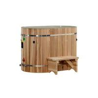 Dynamic Cold Therapy Oval Barrel Tub Cold Plunge 50-P Pacific Cedar view 3