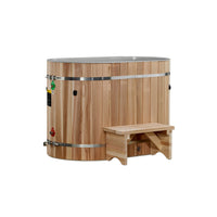 Dynamic Cold Therapy Oval Barrel Tub Cold Plunge 50-P Pacific Cedar view 4