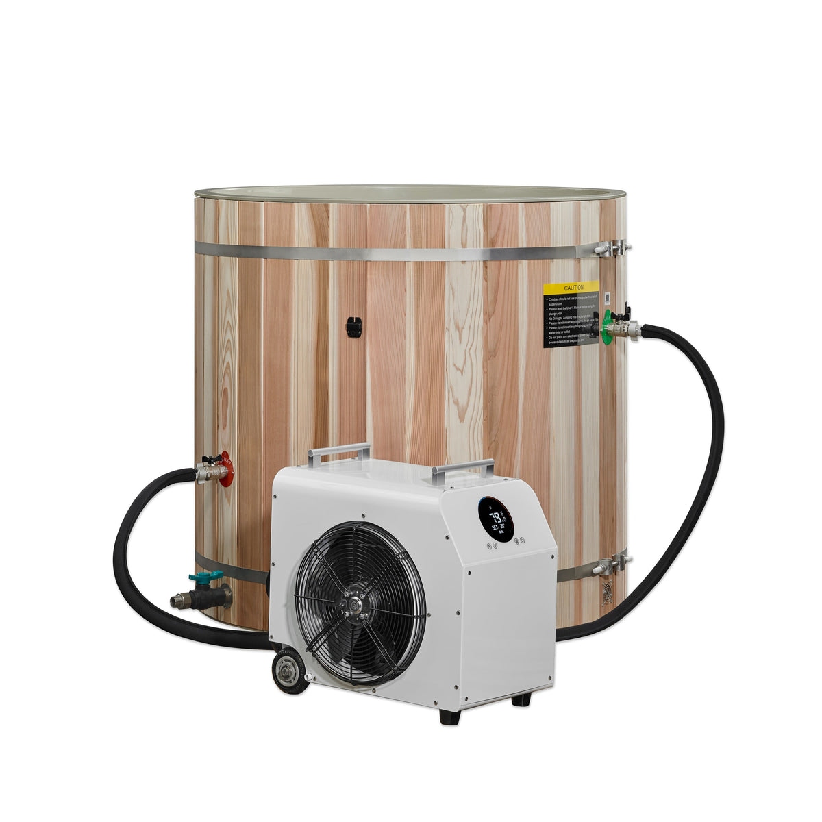 Dynamic Cold Therapy PVC Barrel Cold Plunge view 2