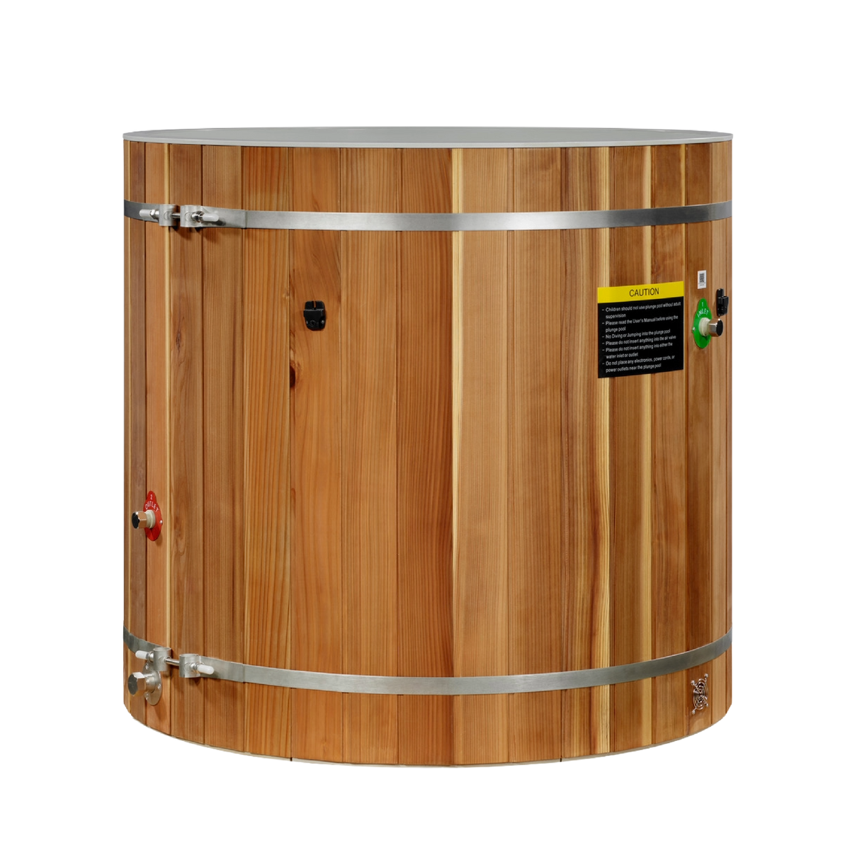Dynamic Cold Therapy PVC Barrel Cold Plunge view 3