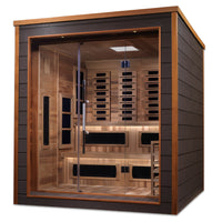 Golden Designs Karlstad 6 Person Outdoor-Indoor Hybrid Full Spectrum Sauna view 2
