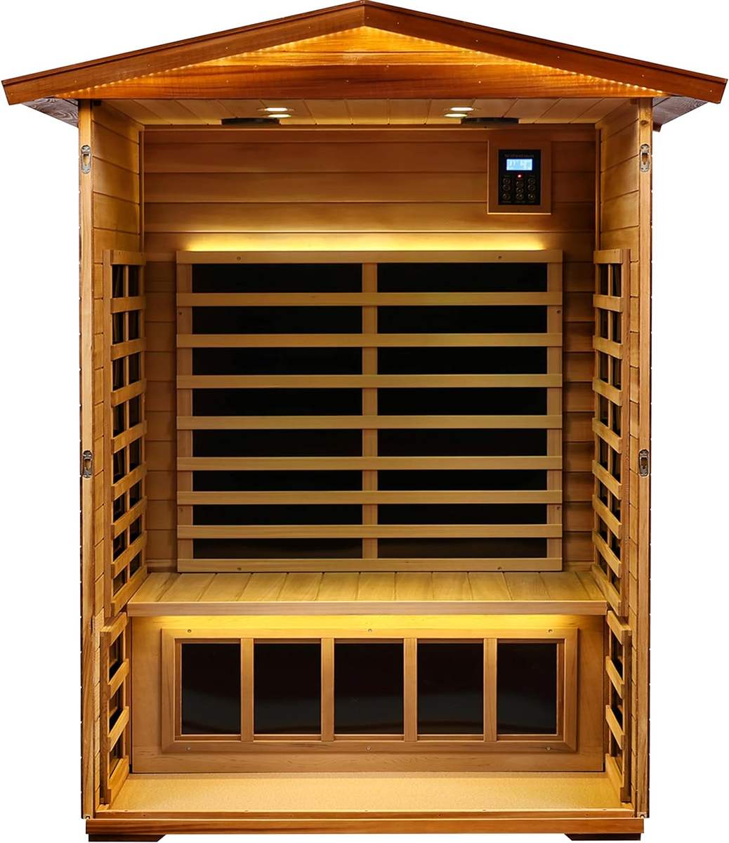 Eldvik infrared sauna interior