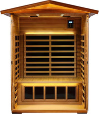 Eldvik infrared sauna interior