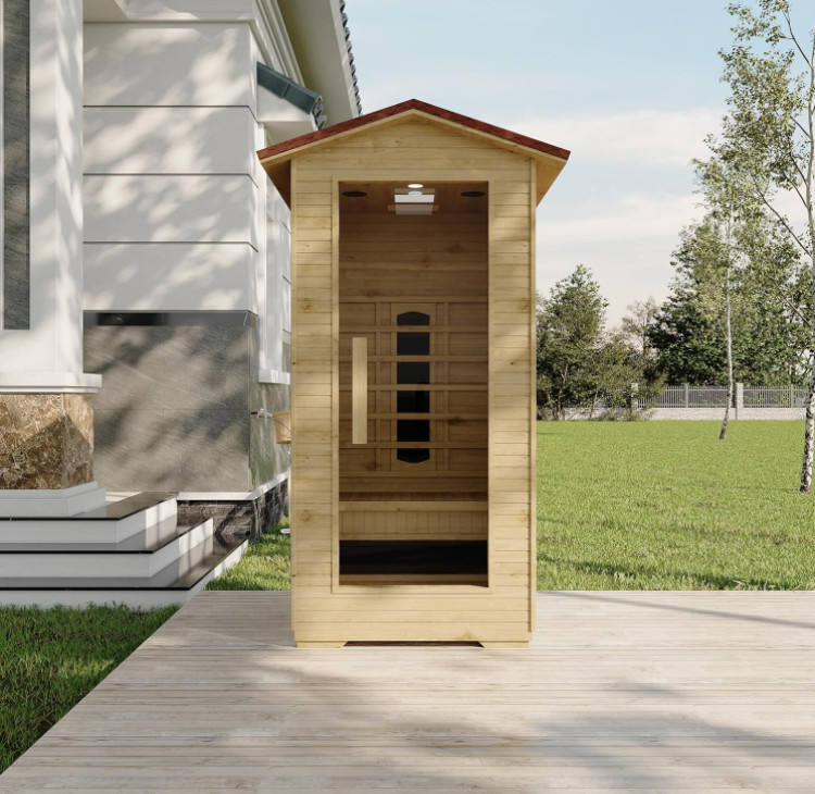 Fjordheim solo sauna in outdoor setting