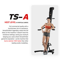 VersaClimber TS-A touchscreen aerobic vertical climber