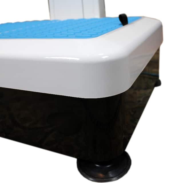 VibraPro Genesis Kinetic Sport X8 platform corner and suction-style floor support foot