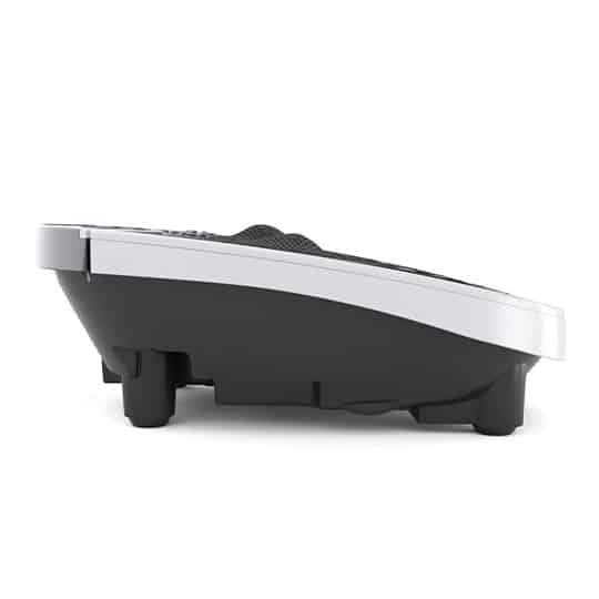 VibraPro Reflexology M1 side profile showing sloped deck and base