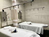 WaterWerks Cascade five-head Vichy shower equipment photograph