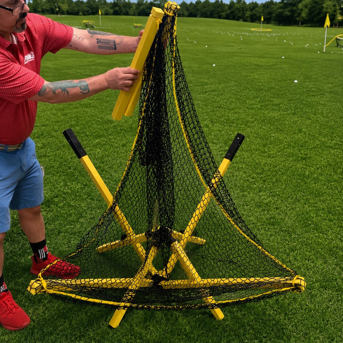 Wittek 6' Portable Range Target - Yellow image 3
