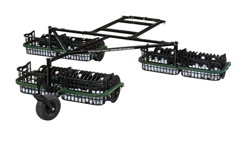 Wittek 3-Gang Eagle Lite Golf Ball Picker – 9' Commercial Range Picker