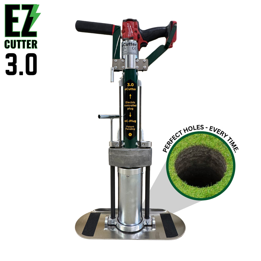 Wittek EZCUTTER 3.0 Electric Golf Course Hole Cutter – Milwaukee 18V, Clay